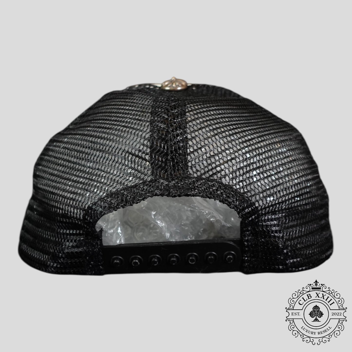 Chrome Hearts Foti Patch Trucker Hat in White