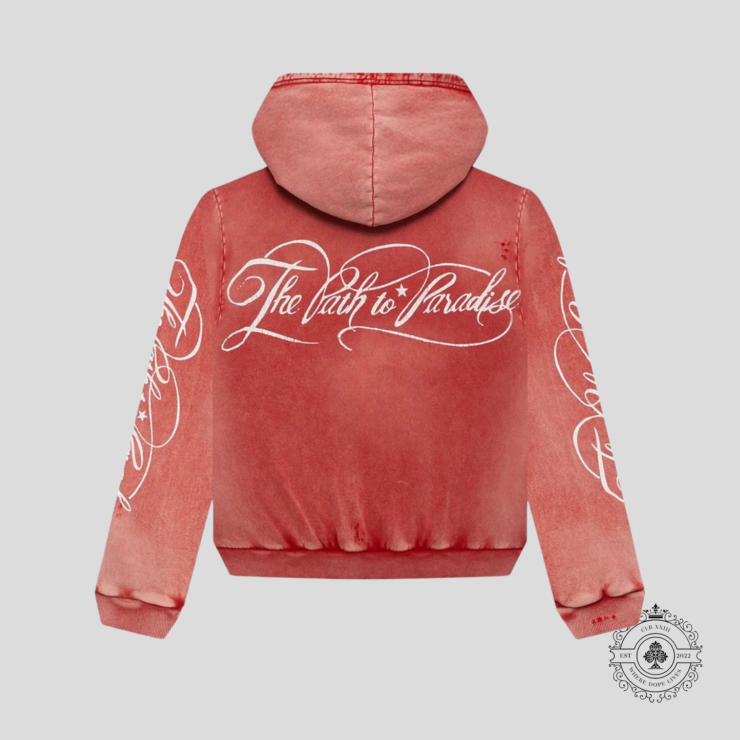 Hellstar Path To Paradise Zip Up in Red