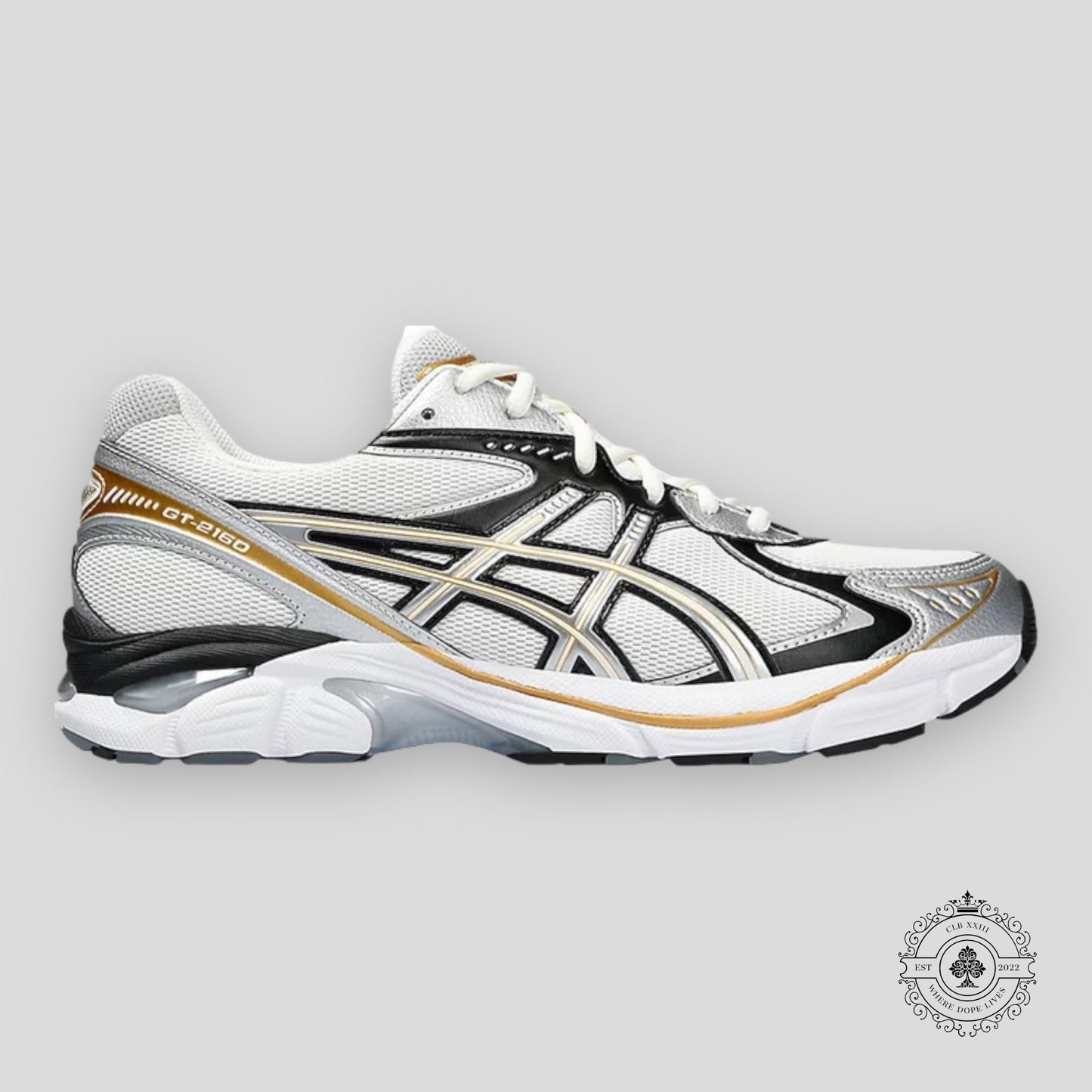 ASICS GT-2160 White Pure Silver Gold