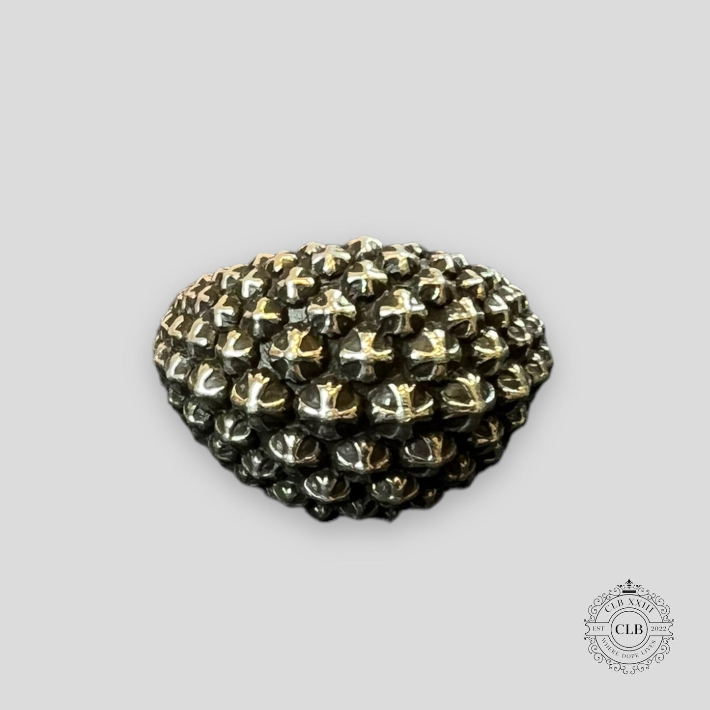 CHROME HEARTS MINI CROSS BALL RING