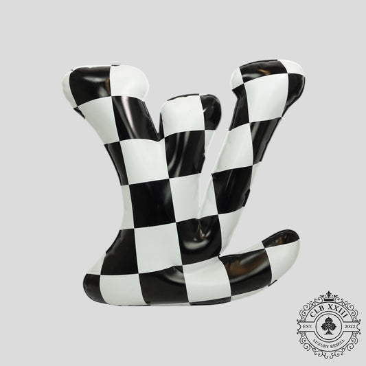 Louis Vuitton Bubble LV Checker Print Display