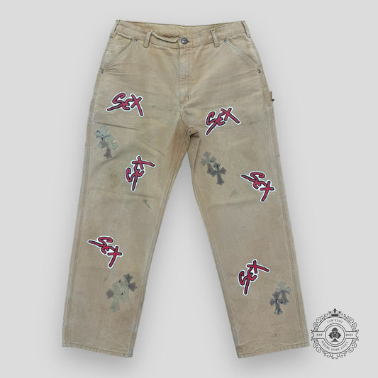 Chrome Hearts Sex Records Patch Carpenter Pants