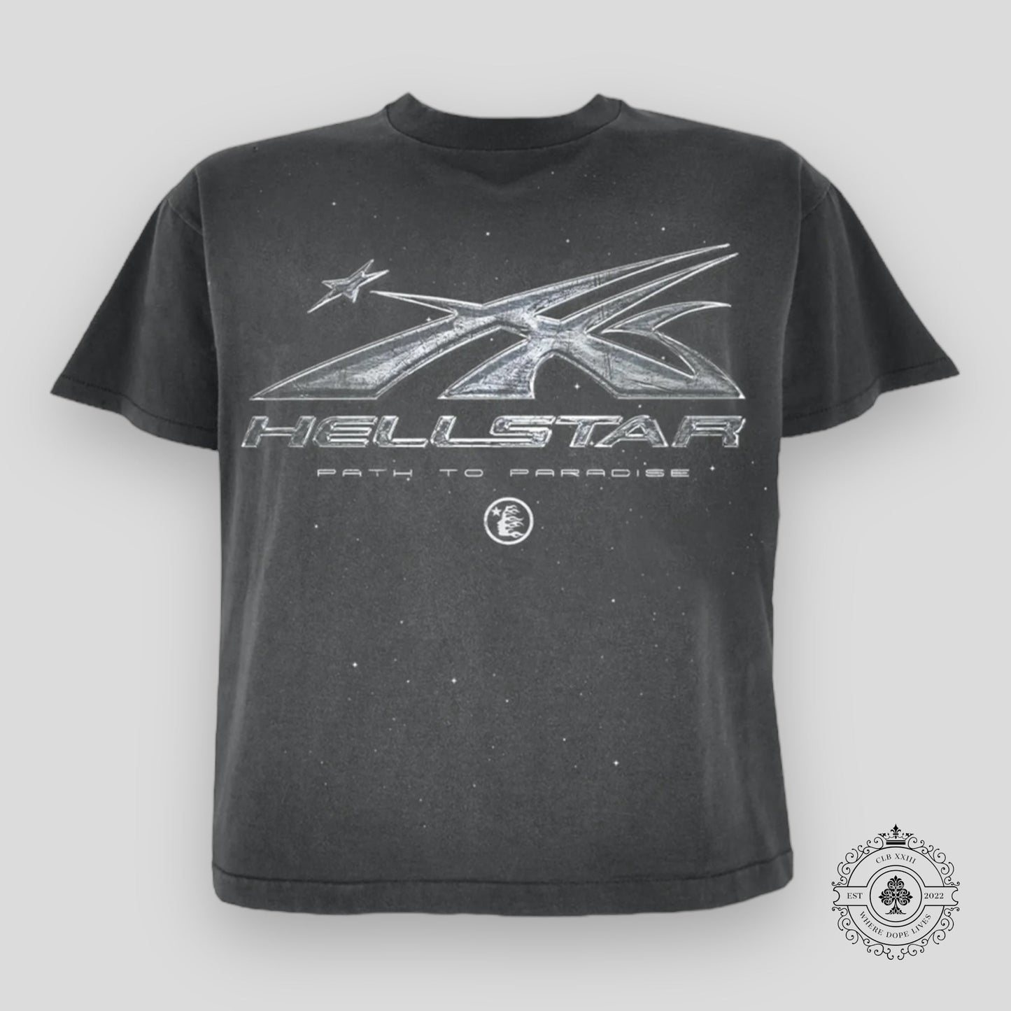 Hellstar Chrome Logo T-Shirt in Black