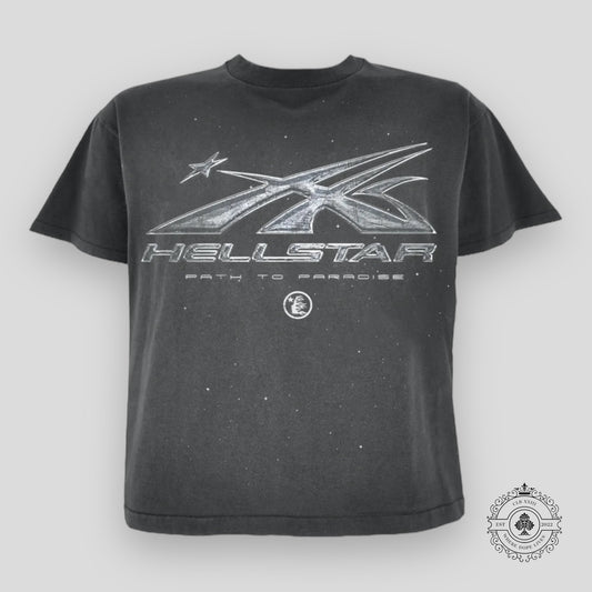 Hellstar Chrome Logo T-Shirt in Black