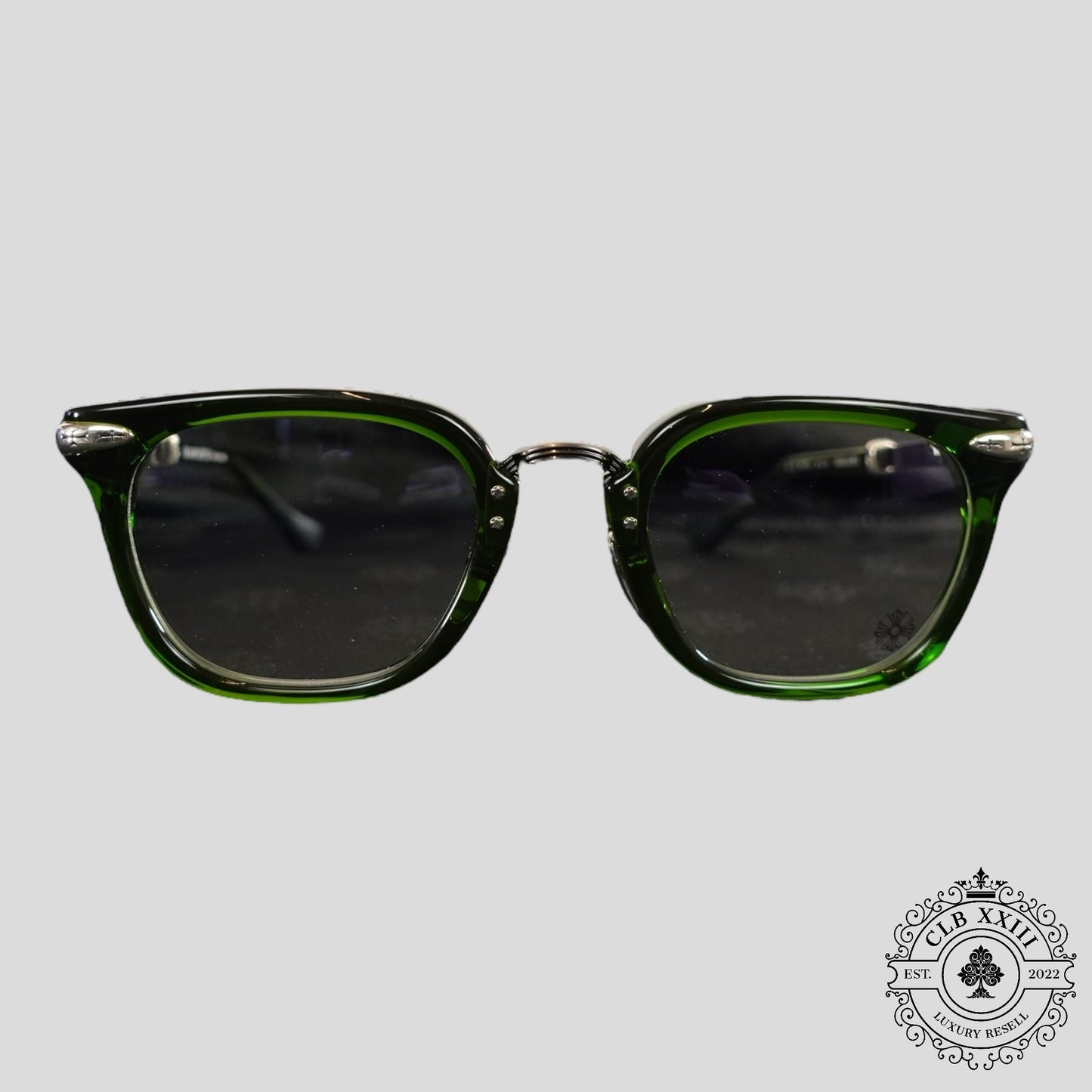Chrome Hearts Titanasluvr Glasses in Green