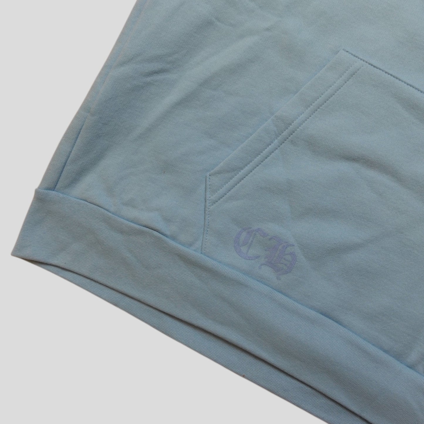 Chrome Hearts Art Basel Vine Dagger Hoodie in Baby Blue