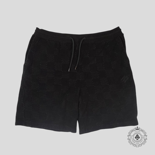 Louis Vuitton Damier French Terry Shorts in Black