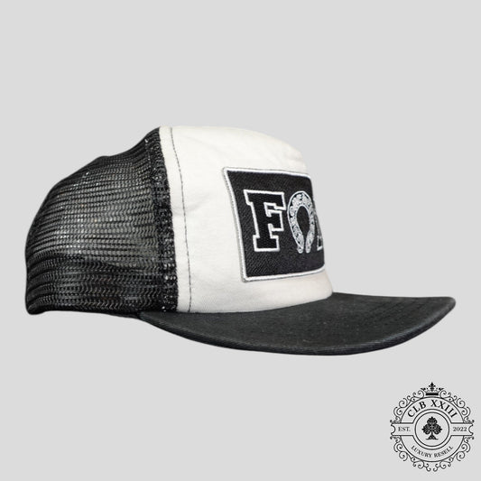 Chrome Hearts Foti Patch Trucker Hat in White