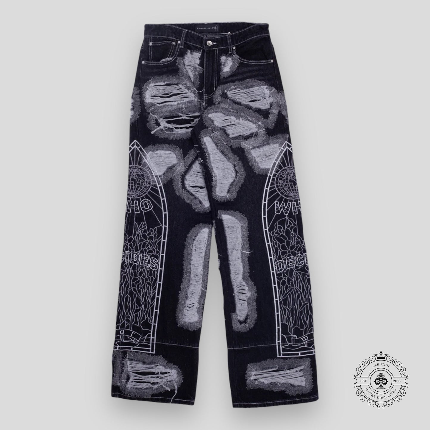 Who Decides War Ultra Flare Window Denim in Coal
