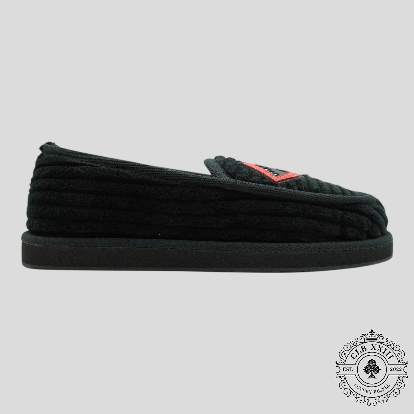 Chrome Hearts Chomper Slippers in Black