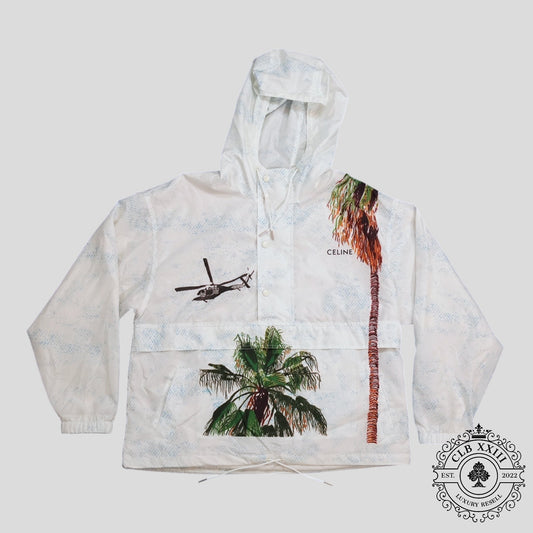 Celine Ave 57 Sky Windbreaker in White