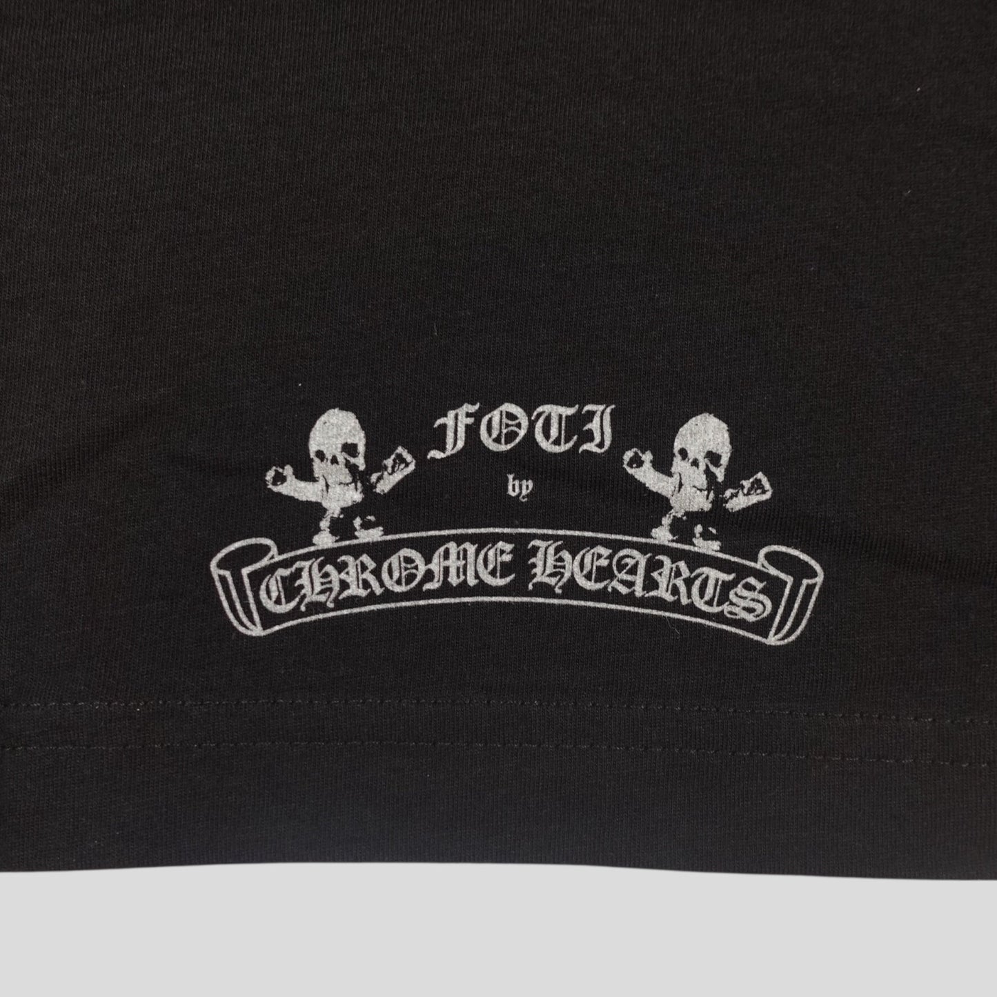Chrome Hearts Foti Harris X Aerosmith Pocket Tee in Black