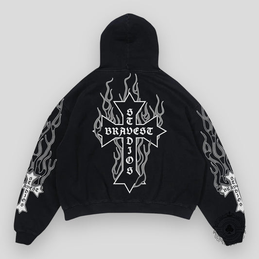 Bravest Studios Eternal Hoodie in Grey