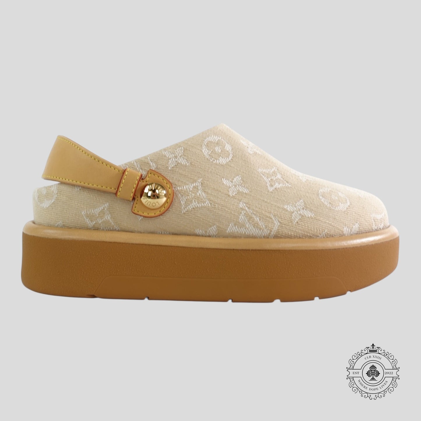Louis Vuitton Aspen Platform Clogs