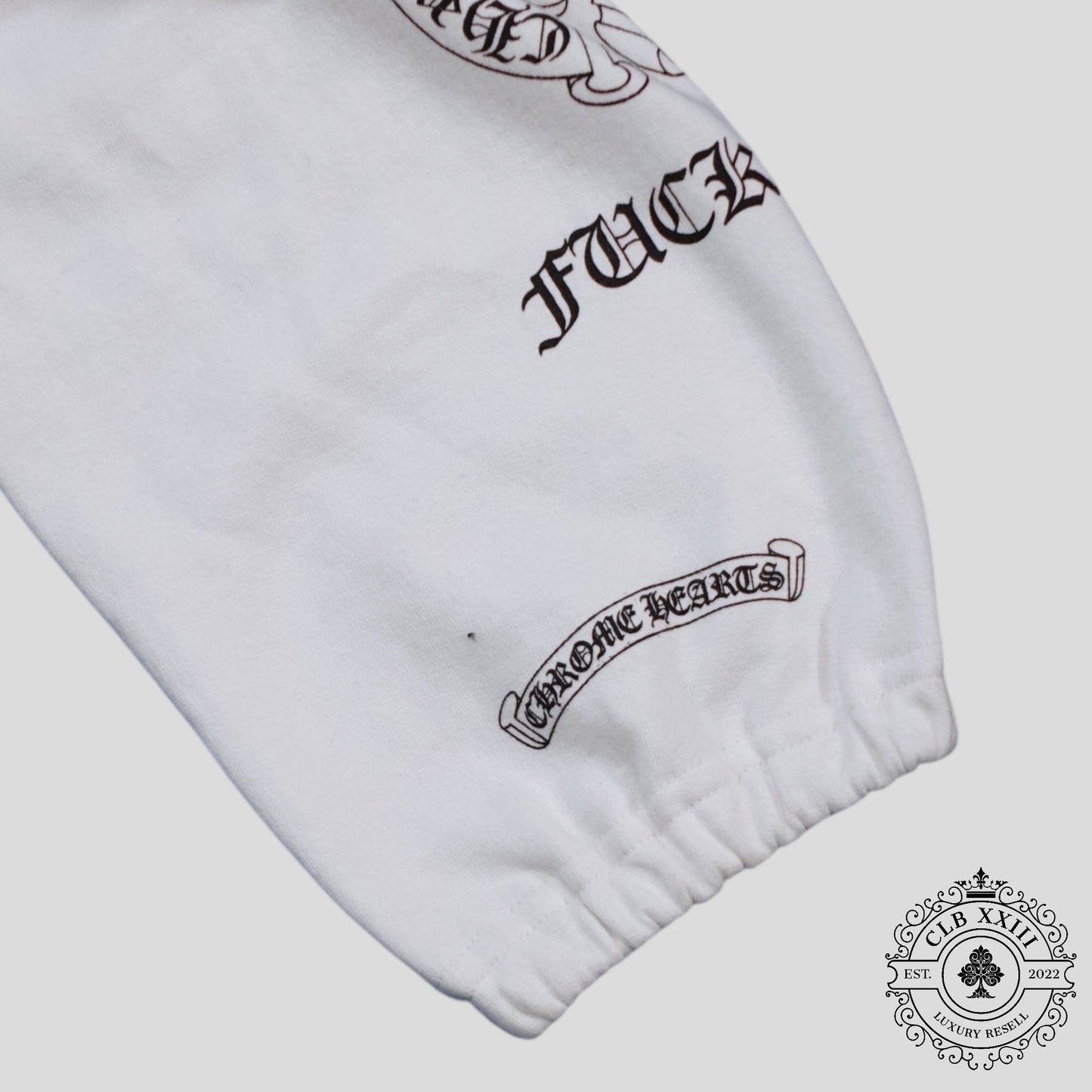 Chrome Hearts Deadly Doll Sweatpants in White