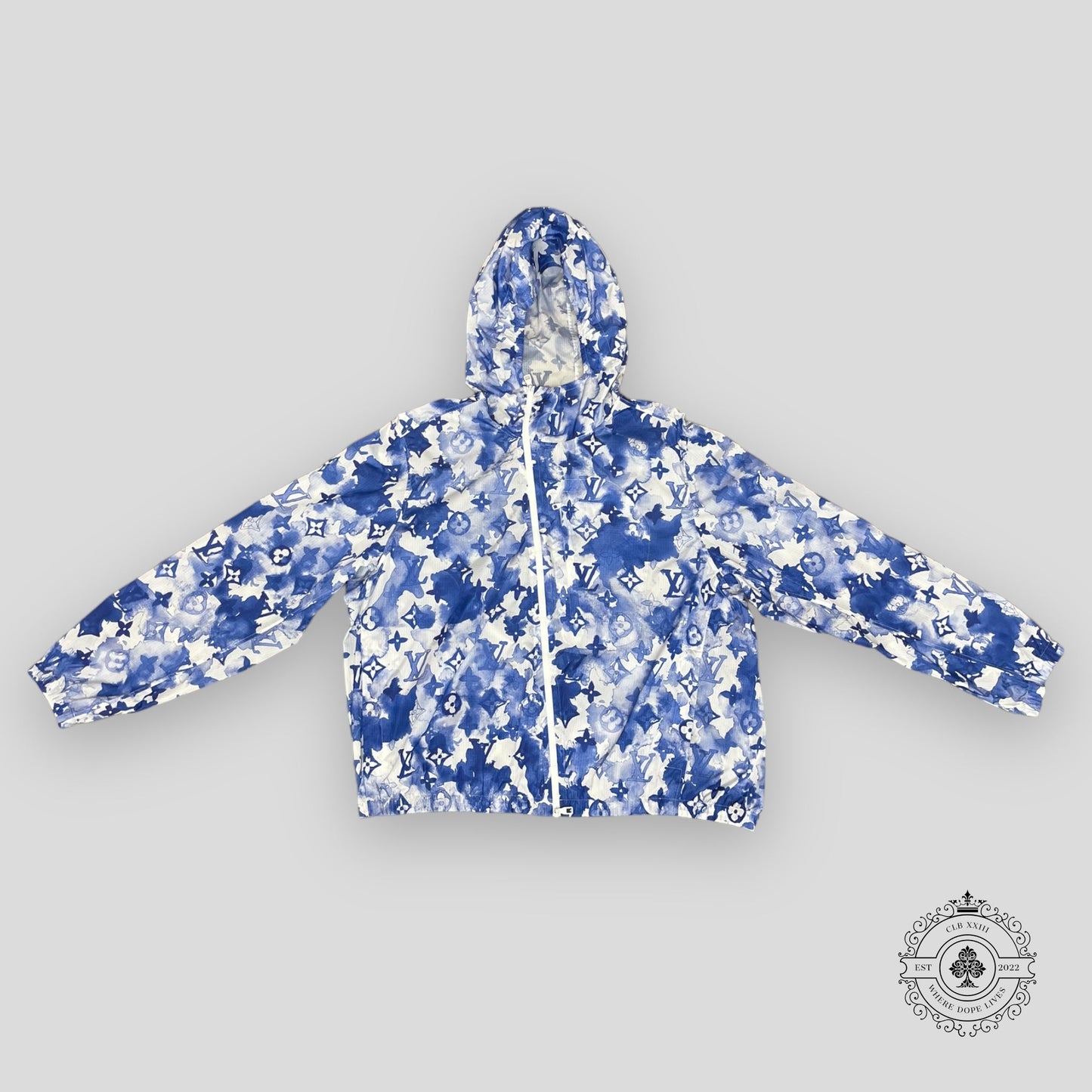 Louis Vuitton Watercolor Monogram Windbreaker - Blue
