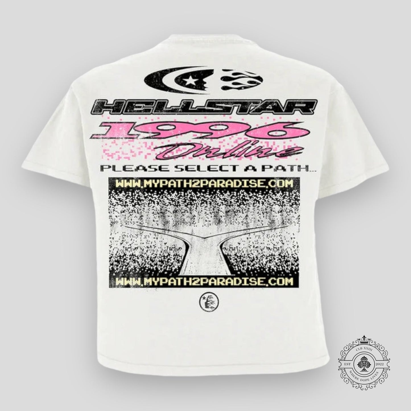 Hellstar Pixel T-Shirt in White