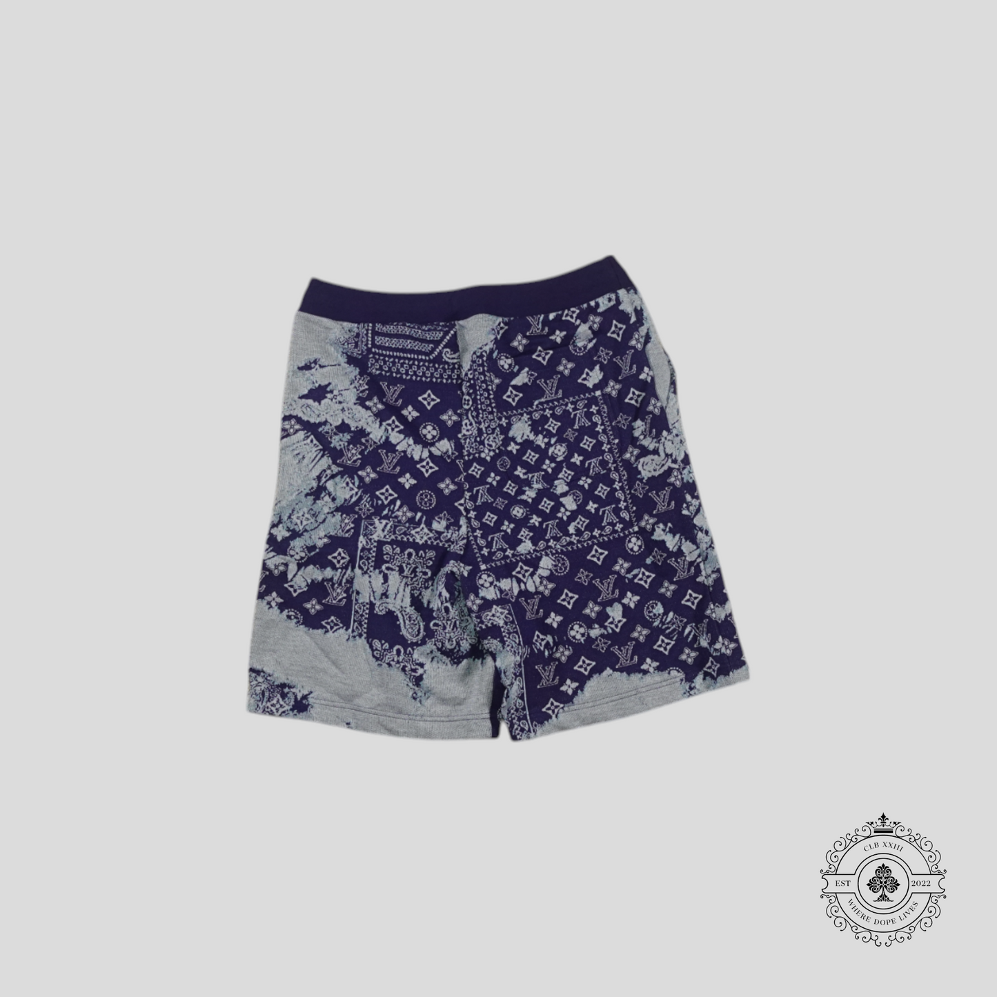 Louis Vuitton Monogram Bandana Shorts in Blue