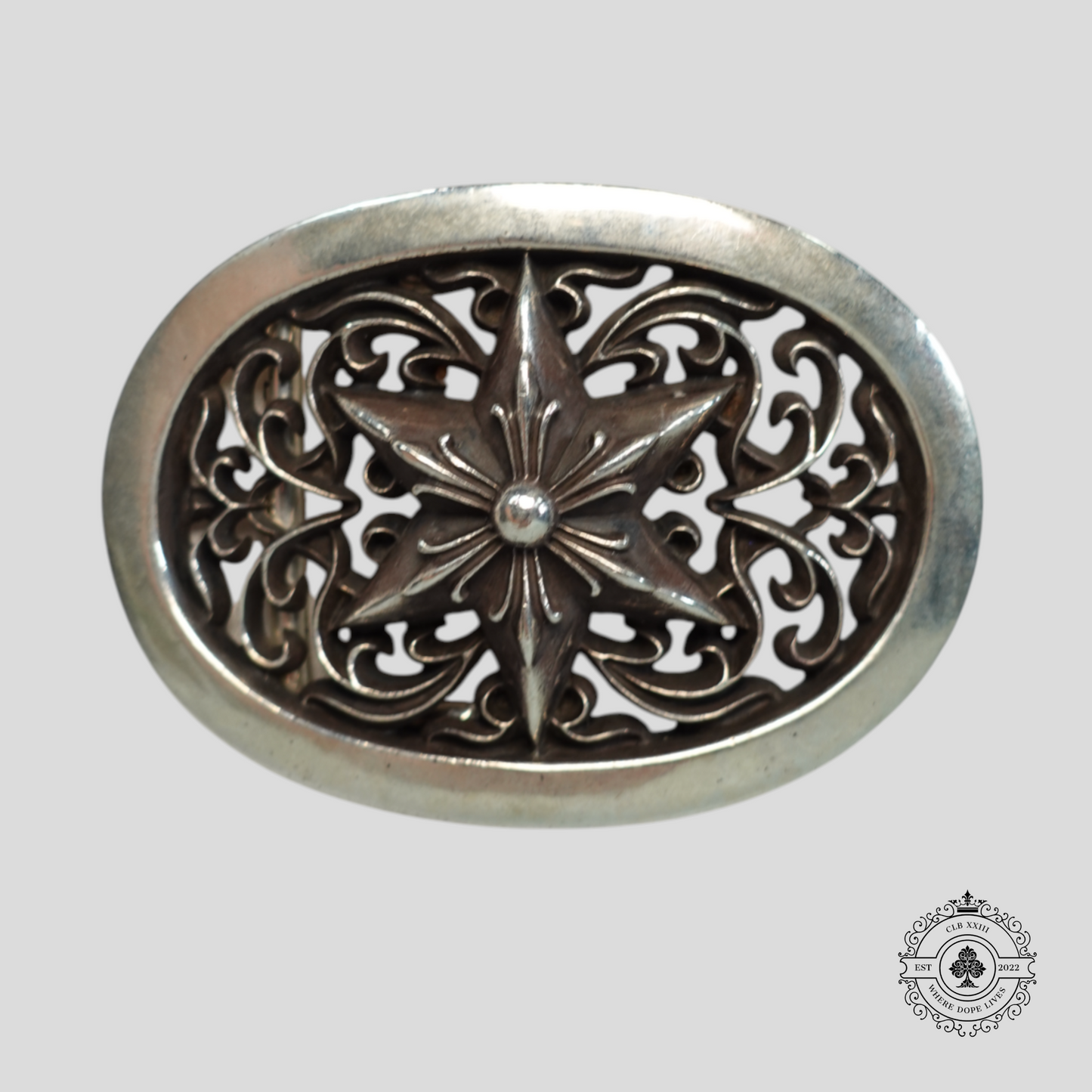 Chrome Hearts Star Belt Buckle in Silver