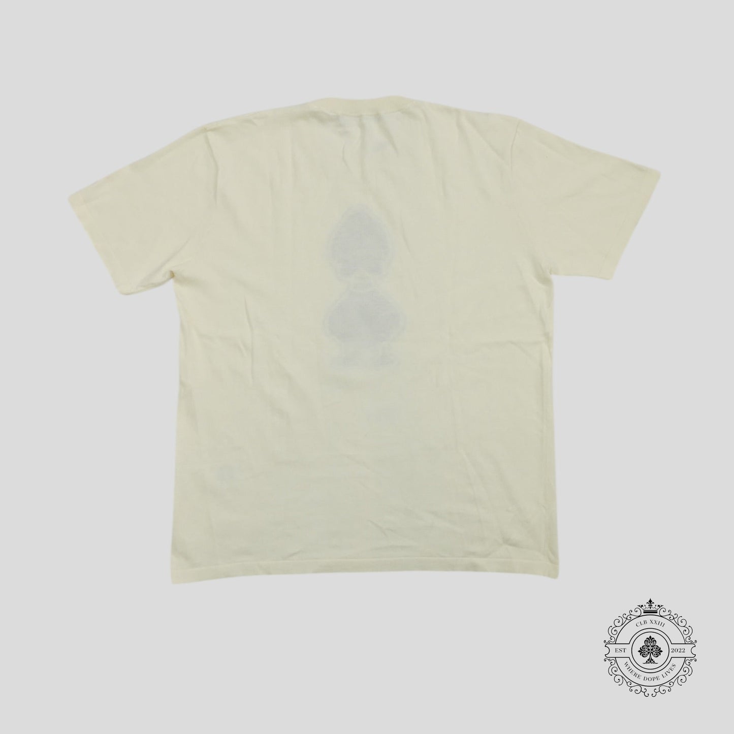Louis Vuitton X Nigo Duck Short Sleeve Crewneck in Cream