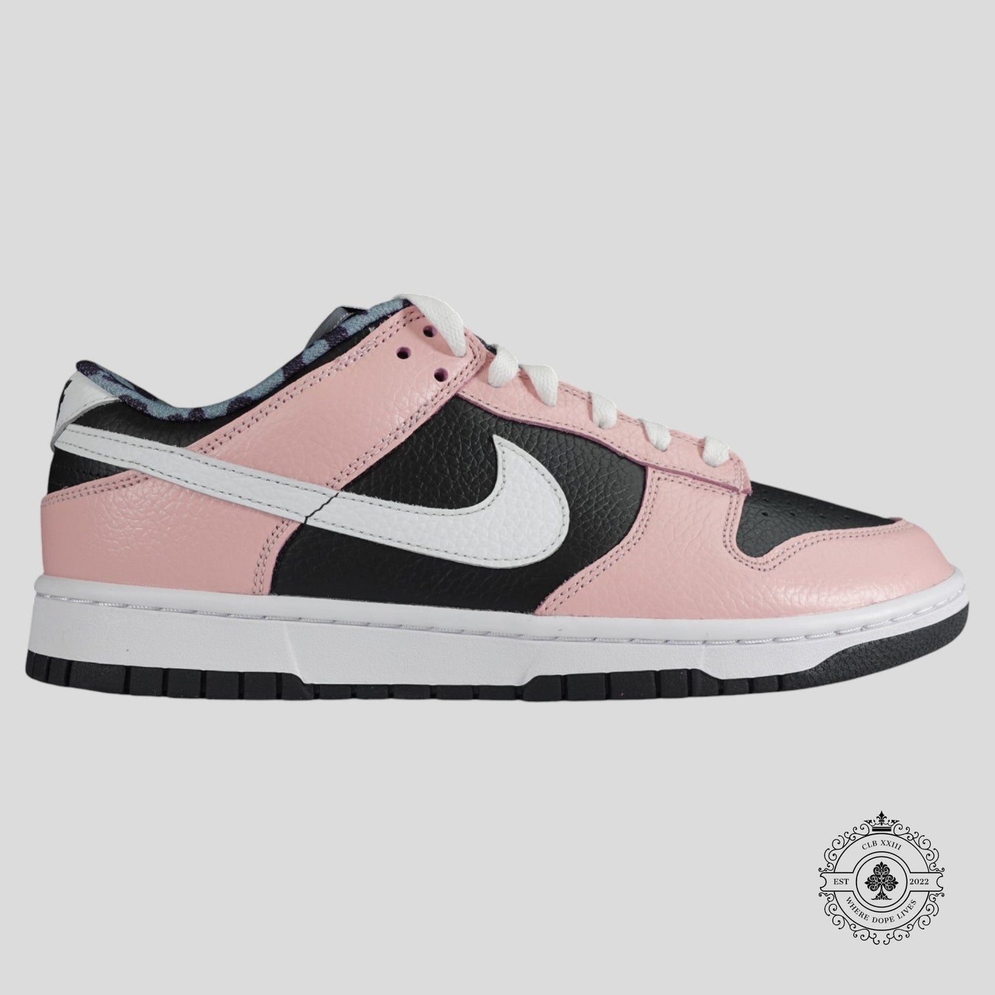 Nike Dunk Low By You in Pink/Black