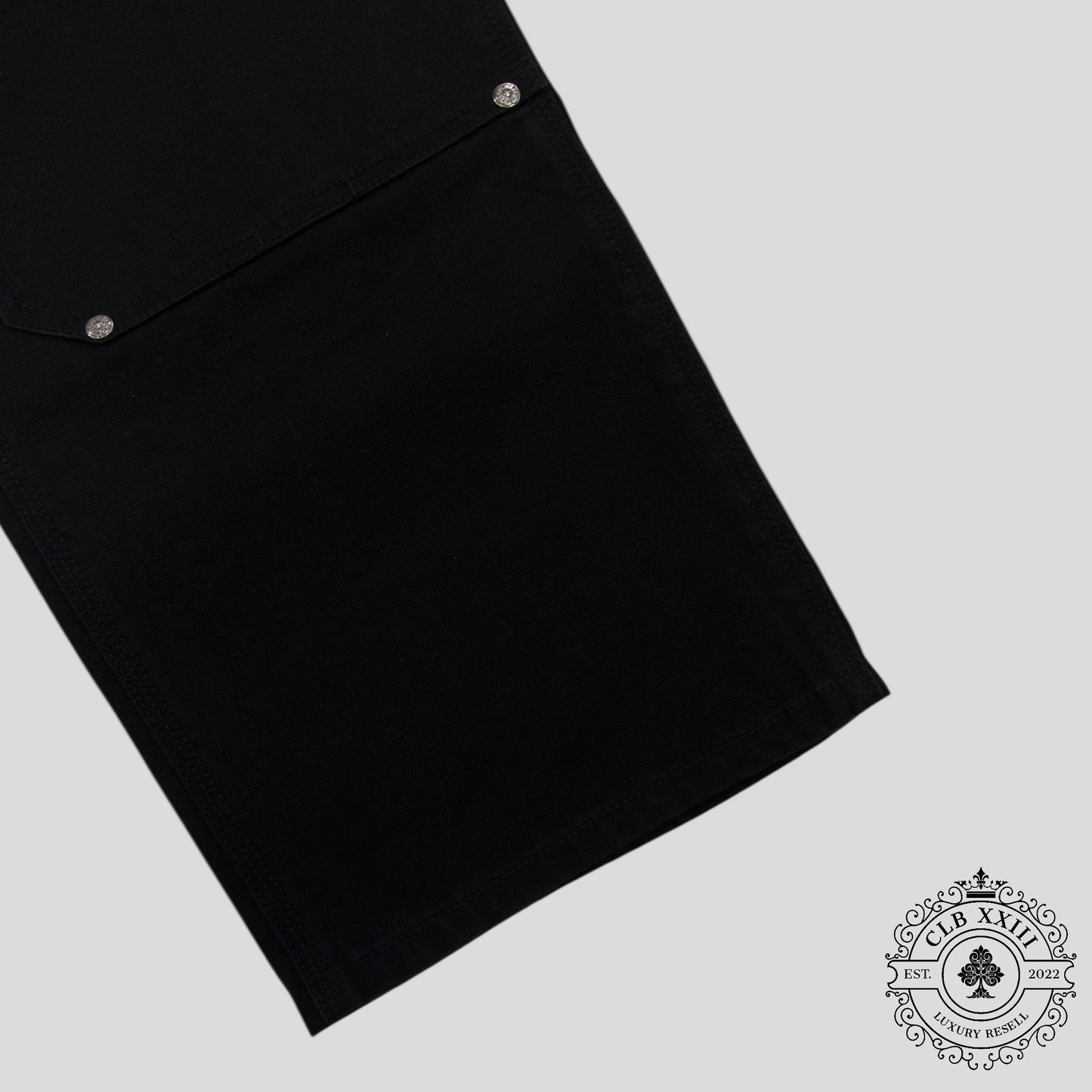 Chrome Hearts Double Knee Carpenter Pants in Black
