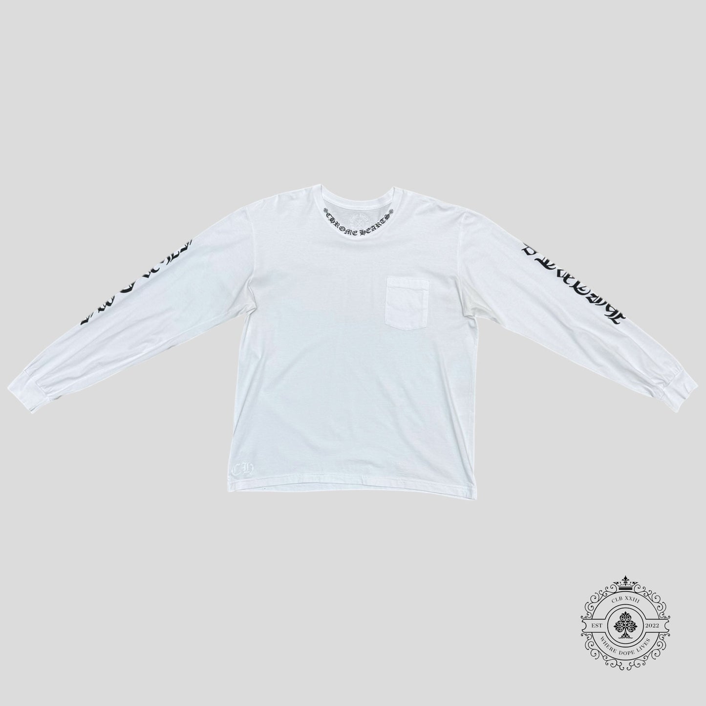 Chrome Hearts Long Sleeve T-Shirt in White