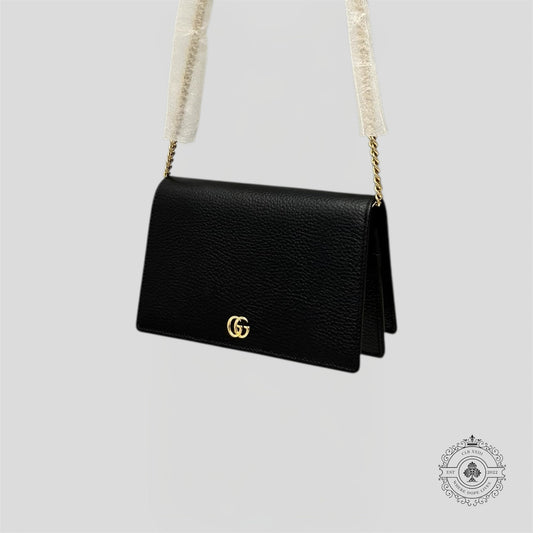 Gucci GG Marmont Wallet in Black