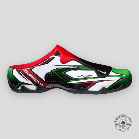 Nike Clogposite Supreme White Gym Red Green
