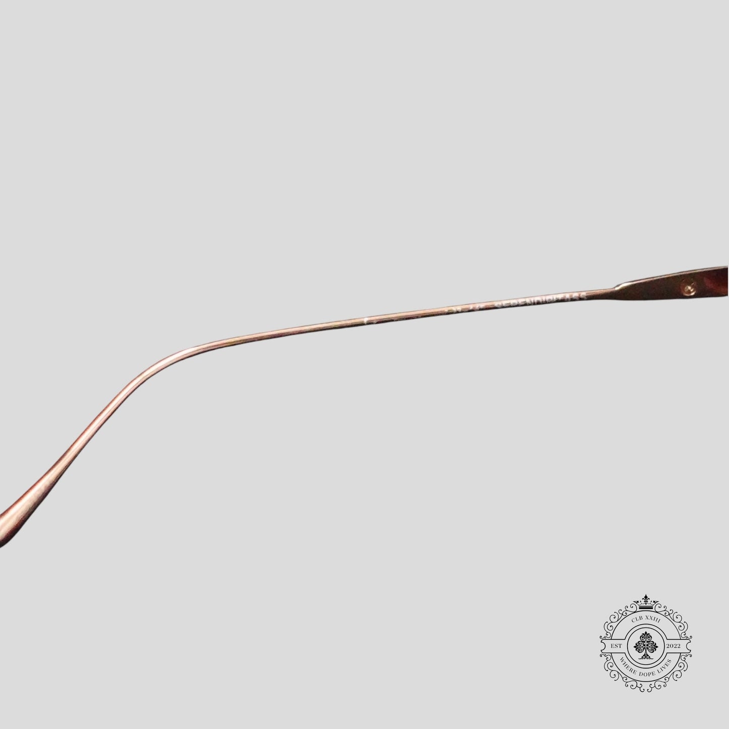 Chrome Hearts Serendipitous Glasses in Black/Gold