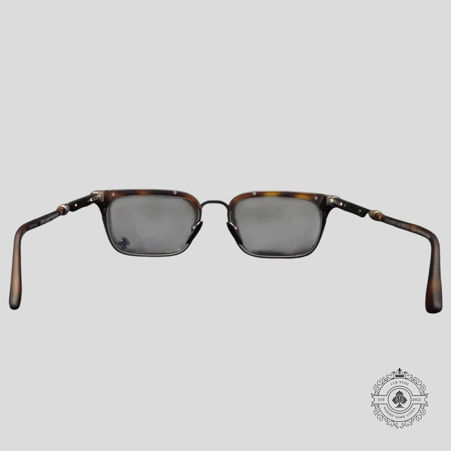 Chrome Hearts See U Next Tuesday Glasses in Tortoise Shell/Silver