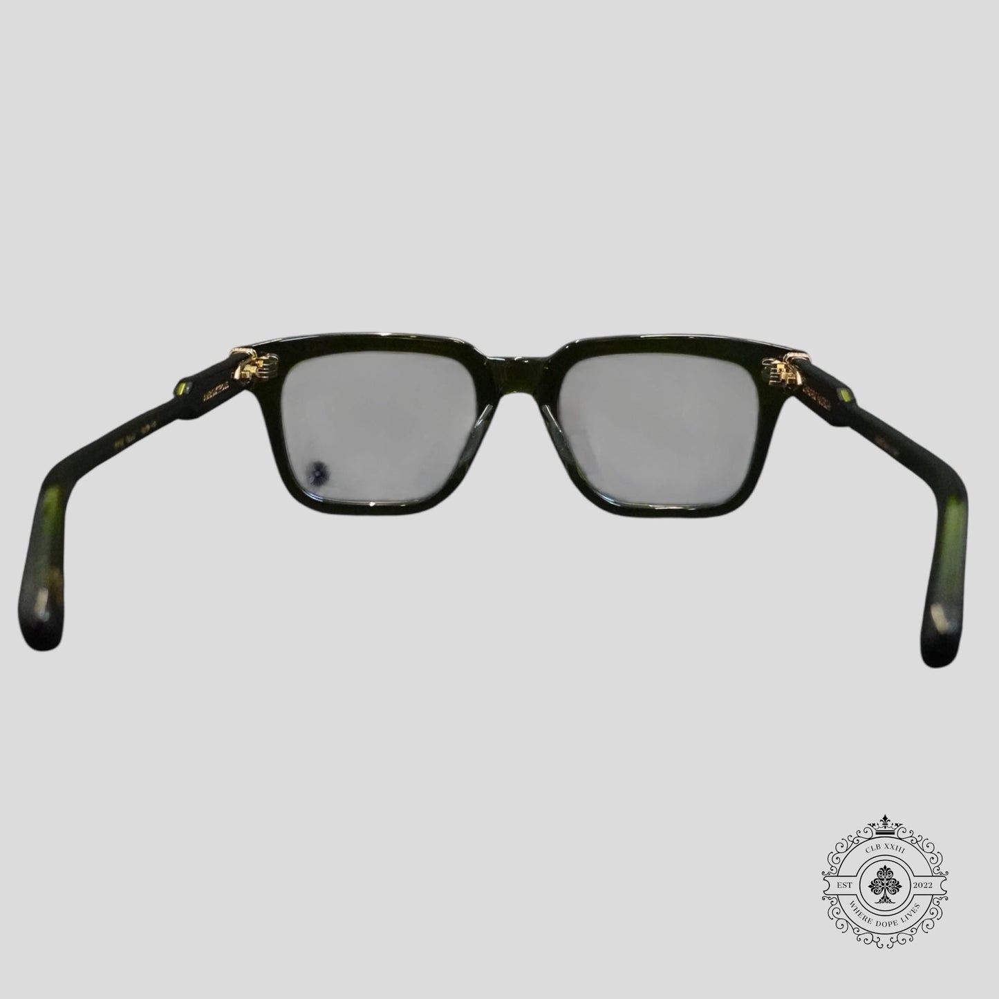 Chrome Hearts Ambidixtrous Sunglasses in Green/Gold