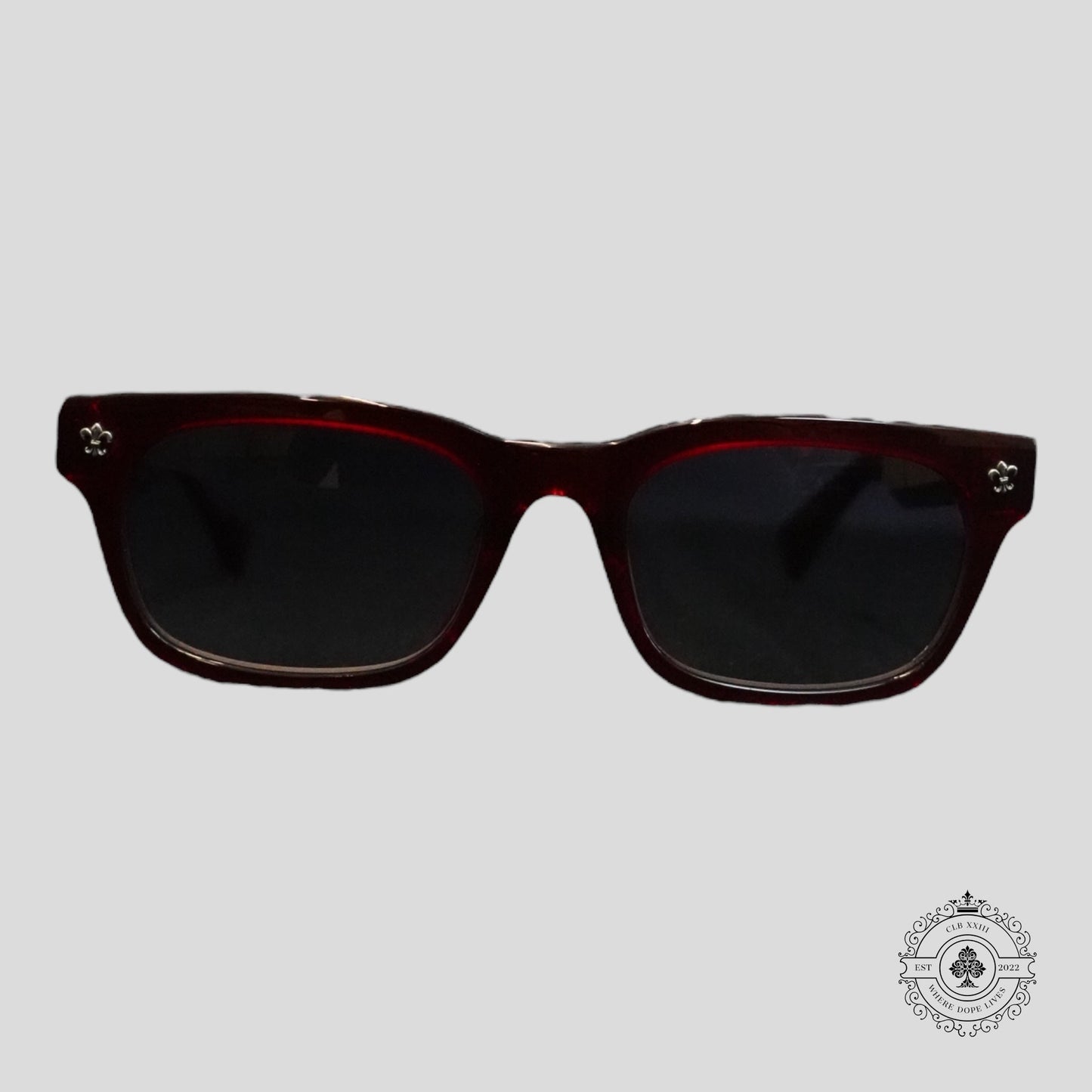 Chrome Hearts Gittin Any? Glasses in Red/Silver