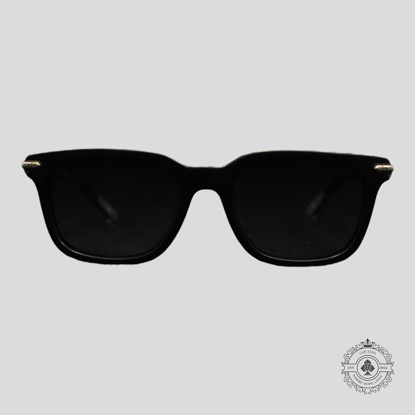 Chrome Hearts Tresticles Glasses in Matte Black/Silver