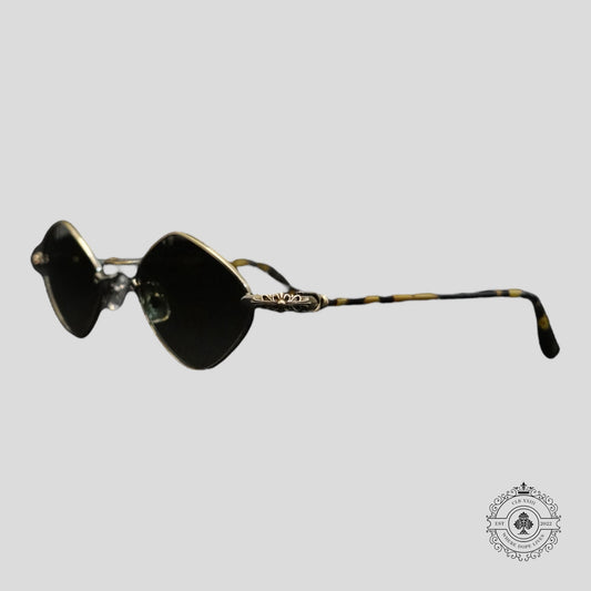 Chrome Hearts Diamond Dog Sunglasses in Tortoise