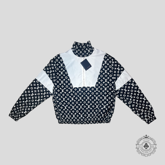 Louis Vuitton Monogram Printed Technical Tracksuit in Black/White