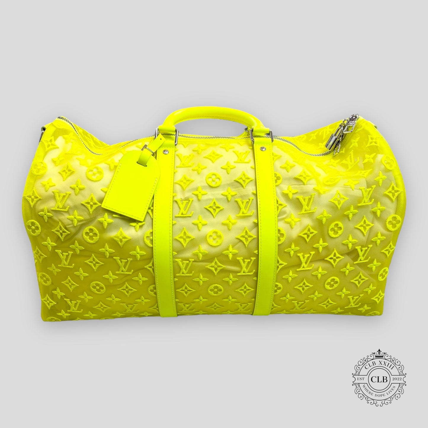 LOUIS VUITTON MESH KEEPALL BANDOULIERE 50 - YELLOW