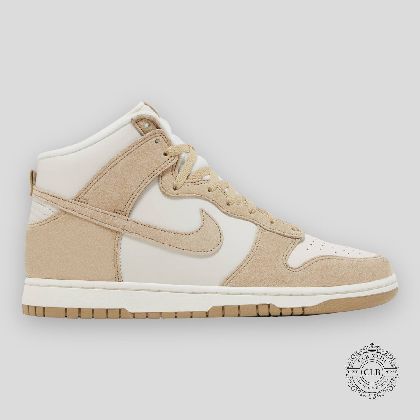 NIKE DUNK HIGH "TAN SUEDE"