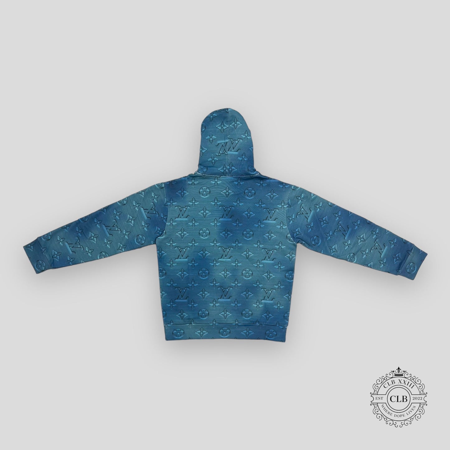 Louis Vuitton 3D Monogram Hoodie in Blue