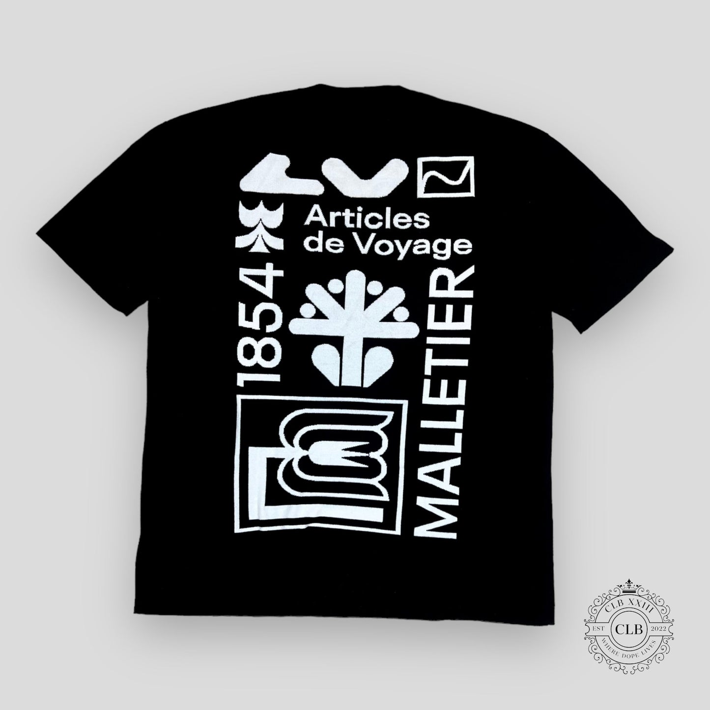 LOUIS VUITTON ARICLES DE VOYAGE T-SHIRT - BLACK