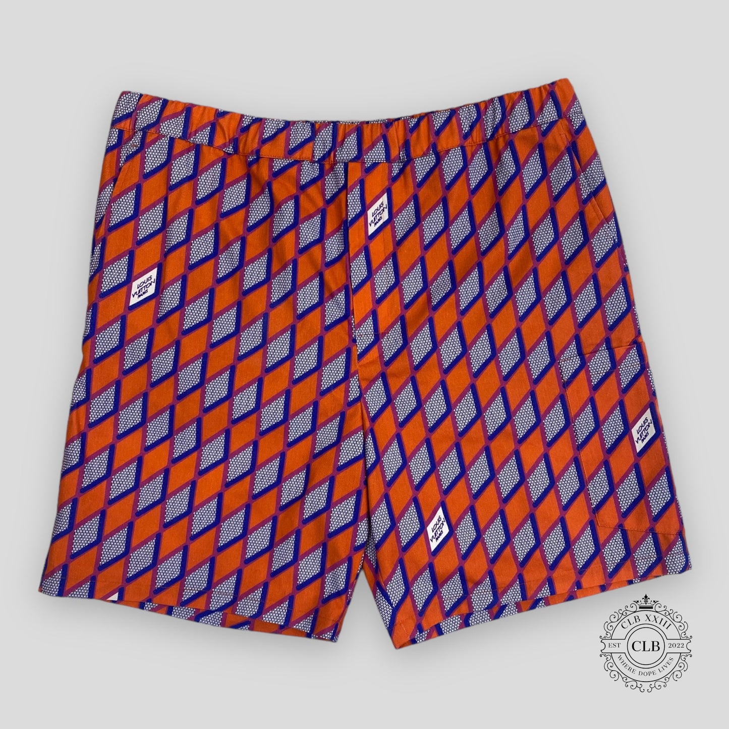 Louis Vuitton Diamond Damier Cricket Drawstring Shorts